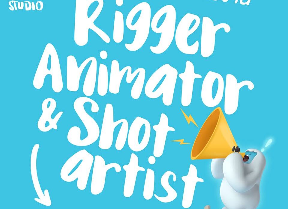 JOB OPPORTUNITY: Rigger & Animator & Shot Artist