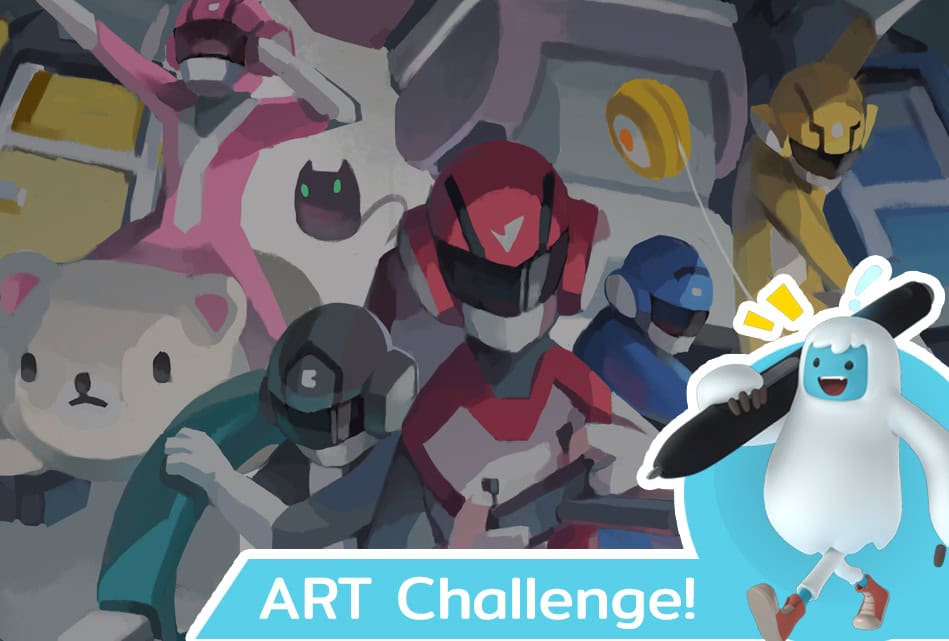 ART CHALLENGE #10: SENTAI