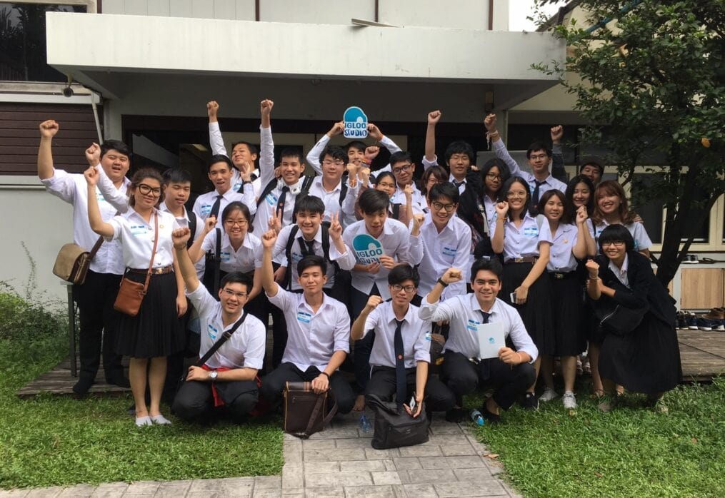 STUDENTS FROM THAMMASAT UNIVERSITY VISITED IGLOO STUDIO