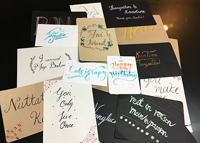 LEARNING: BRUSH LETTERING