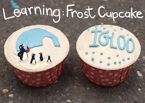 LEARNING: FROST CUPCAKE
