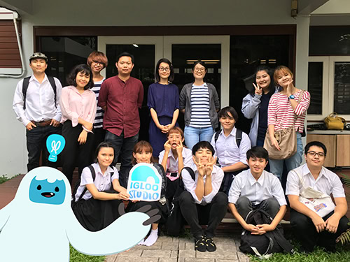 STUDENTS FROM KMITL VISIT IGLOO STUDIO
