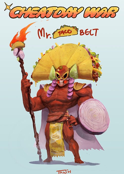 ART CHALLENGE : CHEATDAY’S WAR