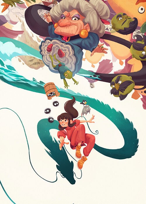 ART CHALLENGE: SPIRITED AWAY