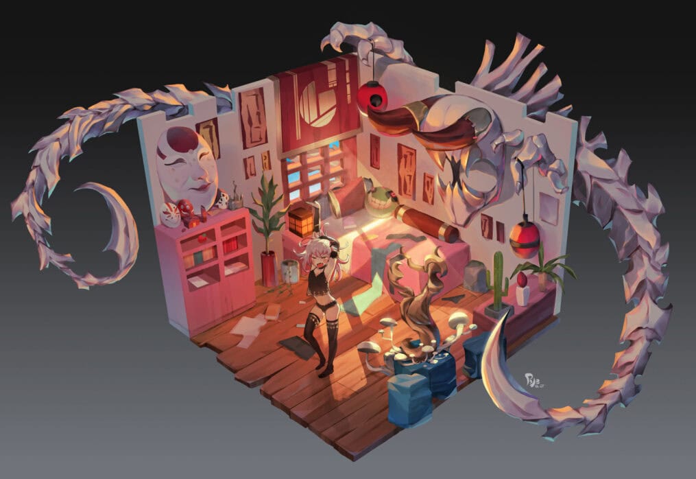 ART CHALLENGE: CUBIC WORLD