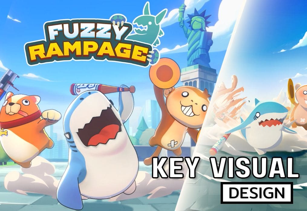 Fuzzy Rampage💥 : Key Visual Design