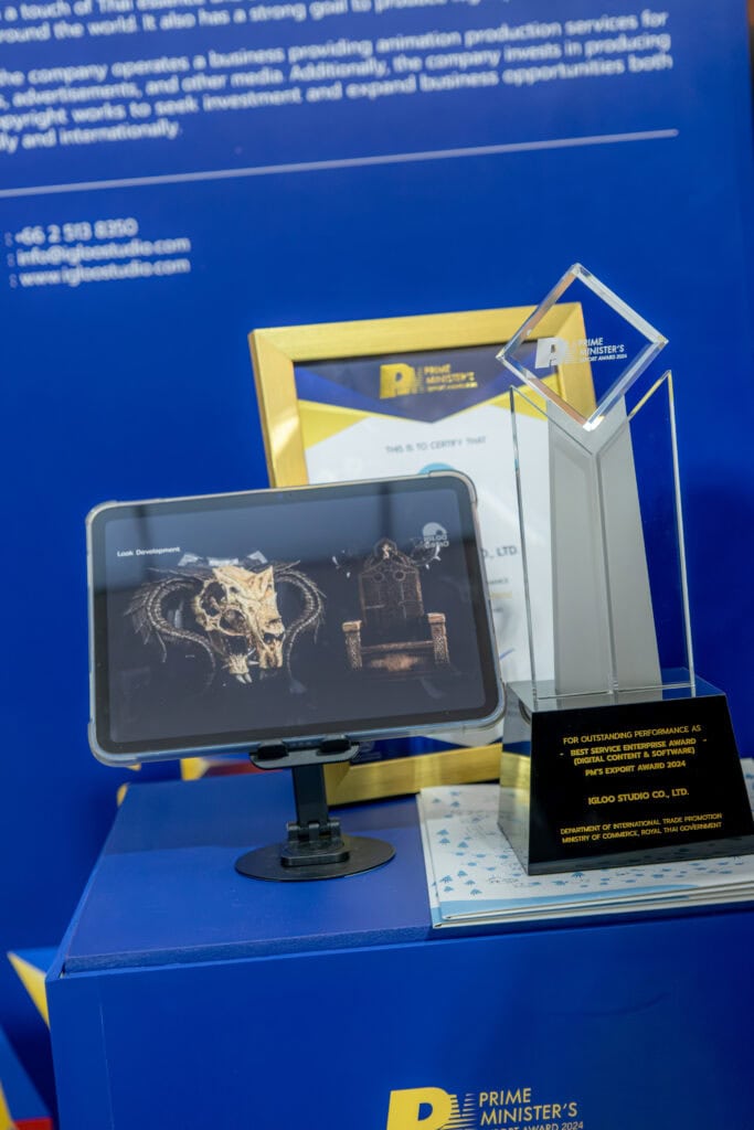 IGLOO STUDIO Wins Thailand's Prime Minister’s Export Award 2024, Reinforcing Position as Leading Animation Studio in Asia 3