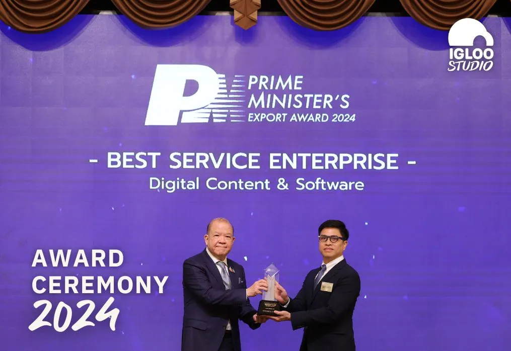 IGLOO STUDIO Wins Thailand’s Prime Minister’s Export Award 2024, Reinforcing Position as Leading Animation Studio in Asia